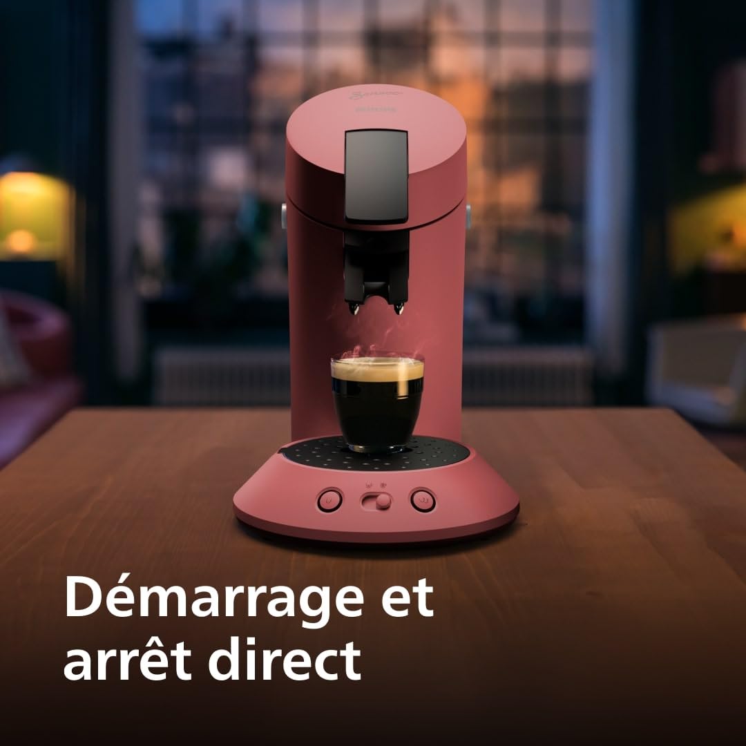 Cafetière à Dosettes Senseo Rouge Tendre CSA210/35