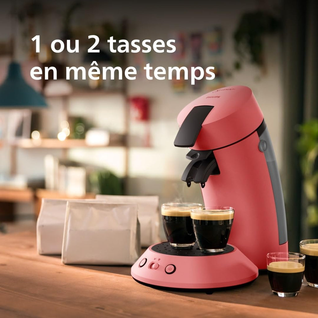 Cafetière à Dosettes Senseo Rouge Tendre CSA210/35