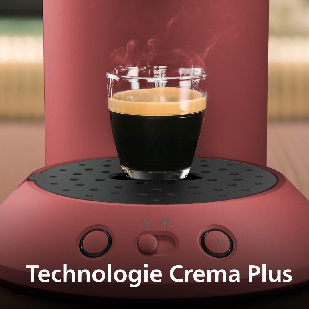 Cafetière à Dosettes Senseo Rouge Tendre CSA210/35