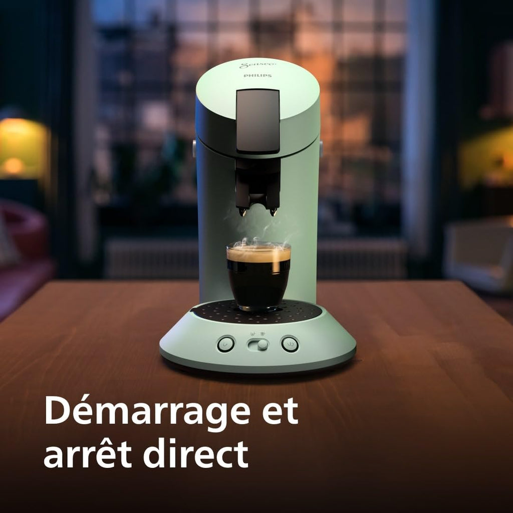 Cafetière à Dosettes Senseo Vert Désert CSA210/80