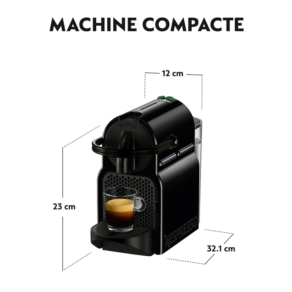 Machine à Café Capsules Compacte Noir 19 Bars