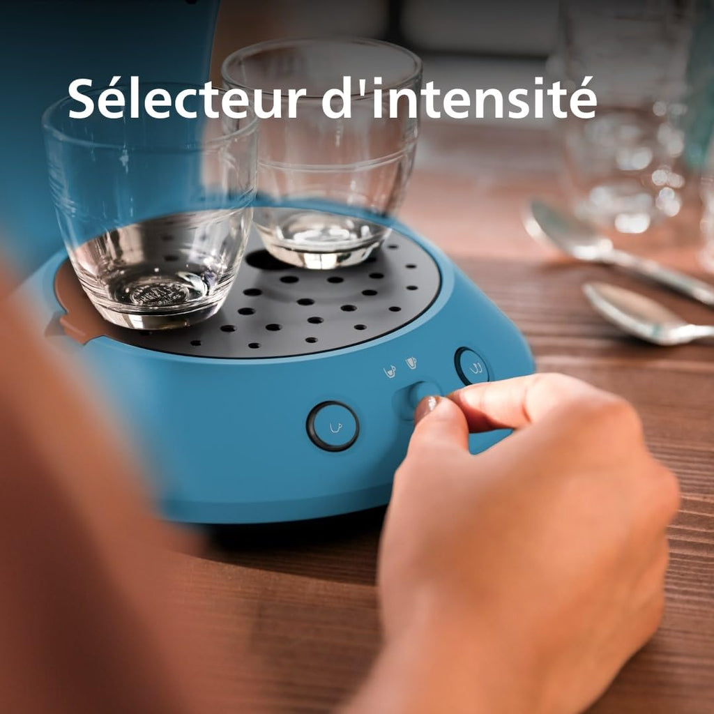 Cafetière à Dosettes Senseo Bleu Paon CSA210/00