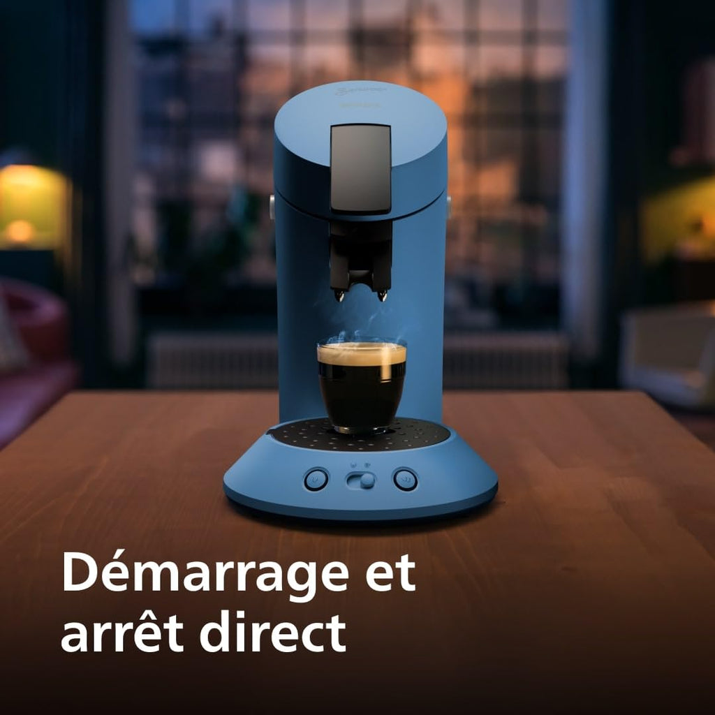 Cafetière à Dosettes Senseo Bleu Paon CSA210/00