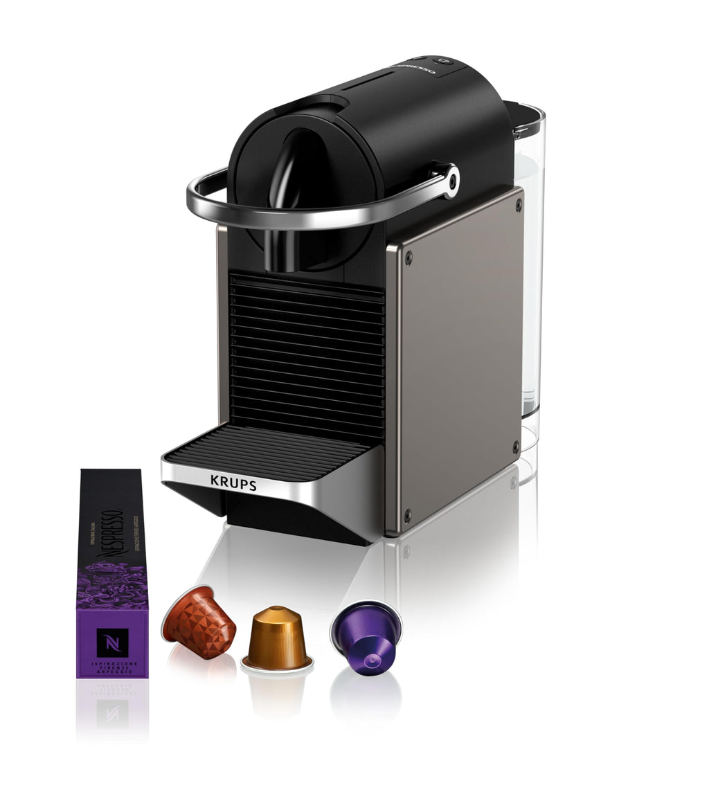 Cafetière Pixie Titane, Compacte et Design Métal