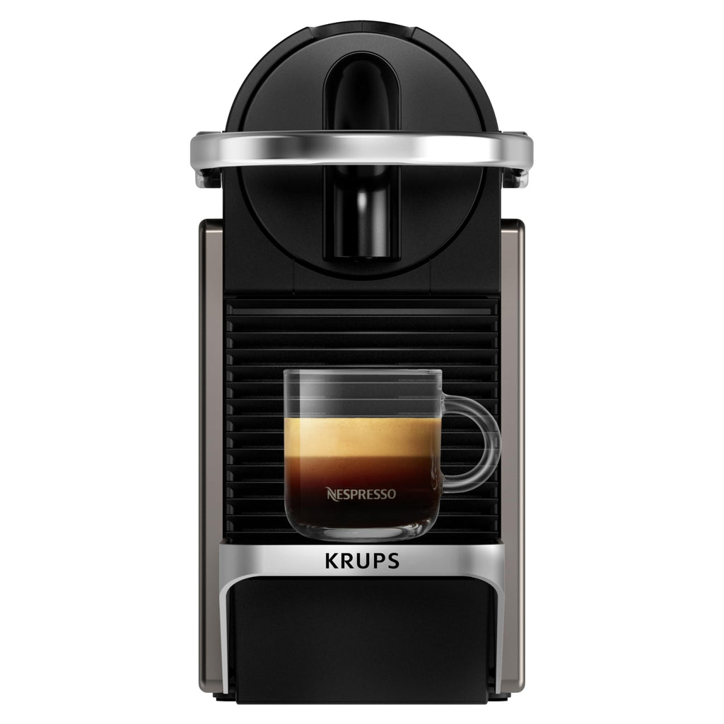 Cafetière Pixie Titane, Compacte et Design Métal