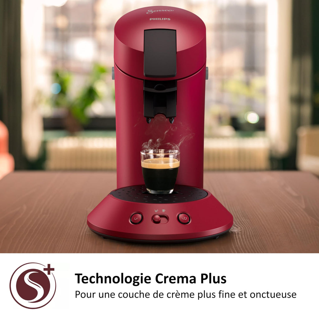 Cafetière à Dosettes Senseo Rouge CSA210/91