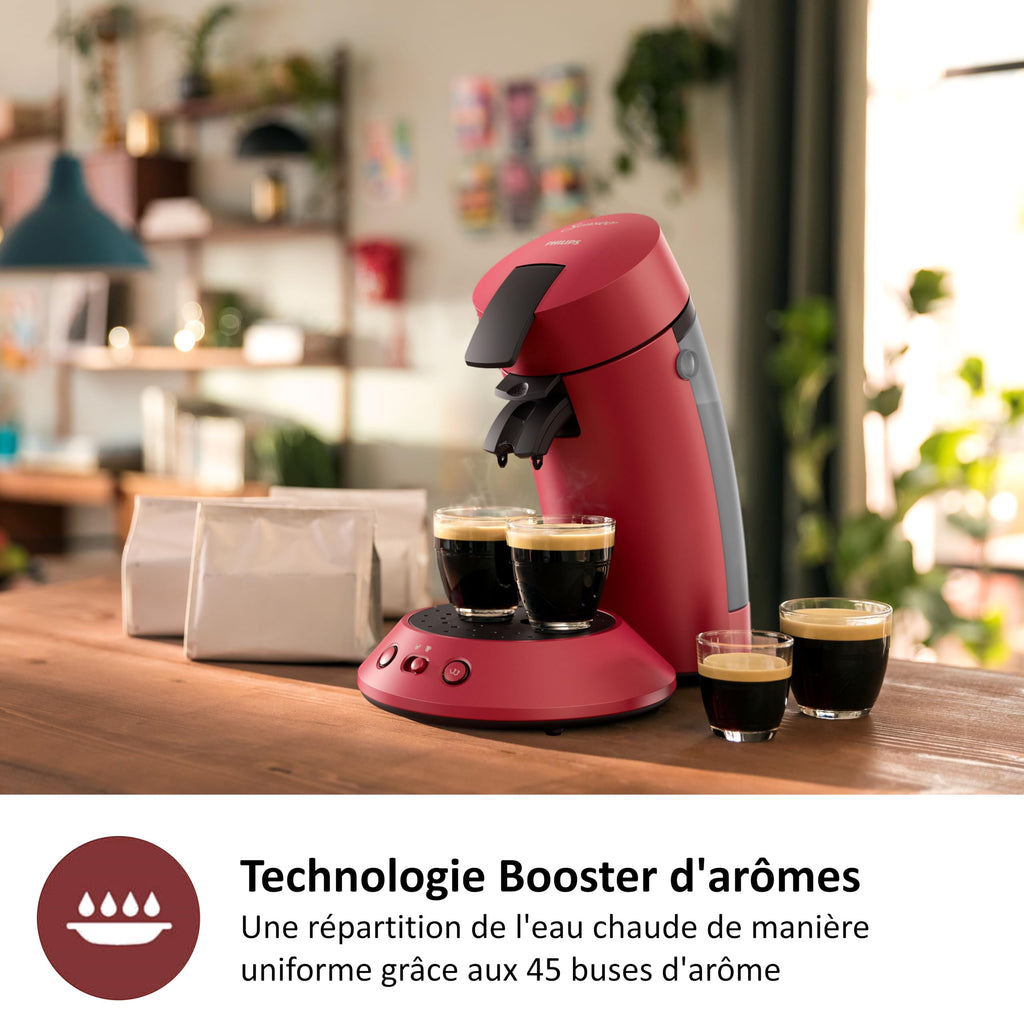 Cafetière à Dosettes Senseo Rouge CSA210/91