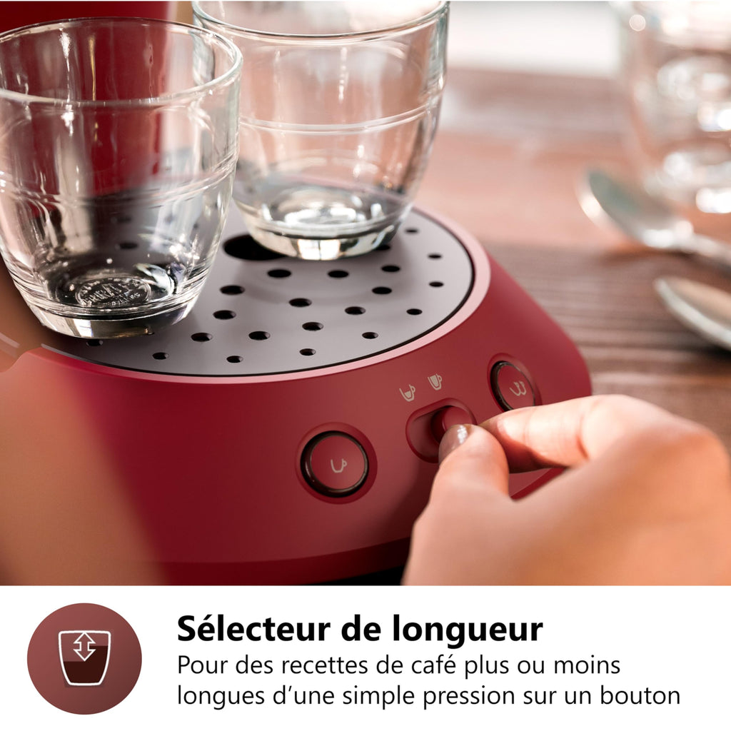 Cafetière à Dosettes Senseo Rouge CSA210/91